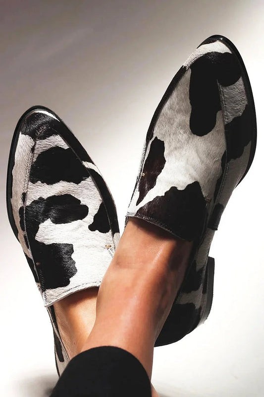 Becca - zapatos à Imprimé Vache