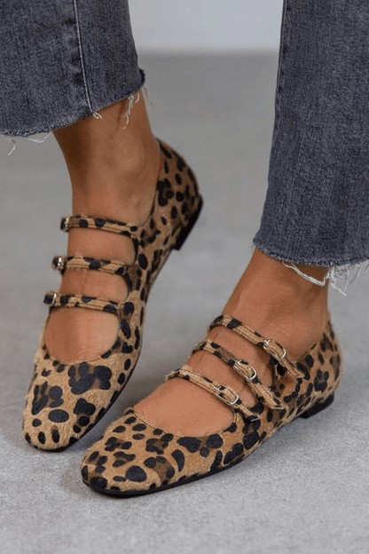 Angelie - zapatos Imprimé Léopard