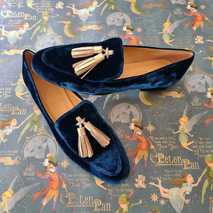 Celestia - Mocassins Élégants à Franges