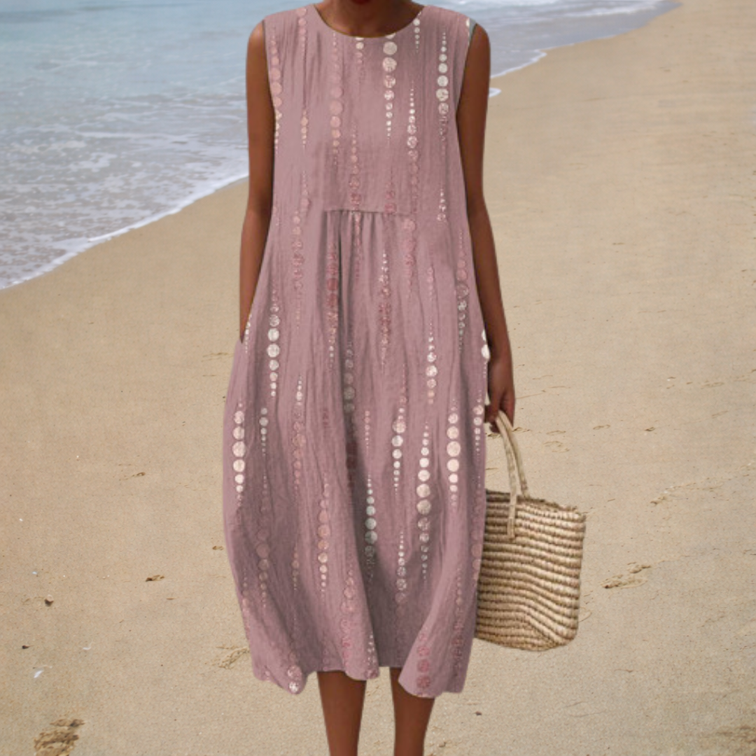 Vestido de verano cómodo sin mangas