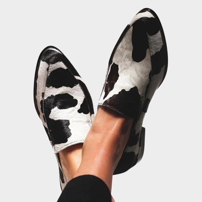 Becca - zapatos à Imprimé Vache
